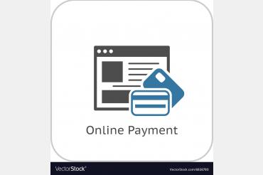 image shows computer screen and payment cards