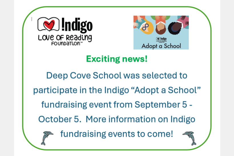 Deep Cove Adopt a school 
