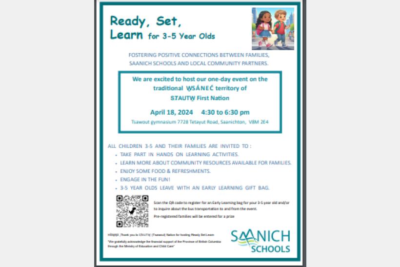 Ready Set Lear for children 3-5