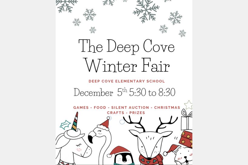 Deep Cove Winter Fair poster